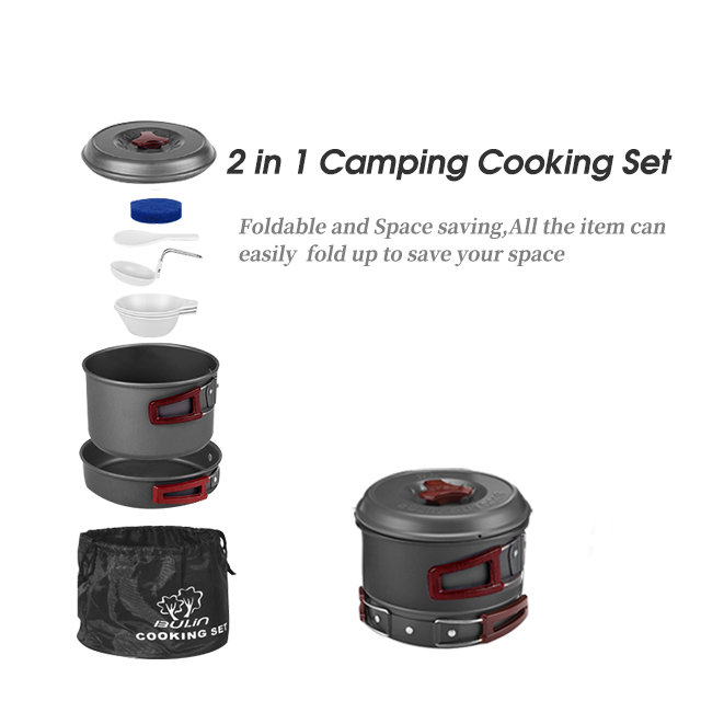 Camping Aluminum Lightweight Camping Cookware Set