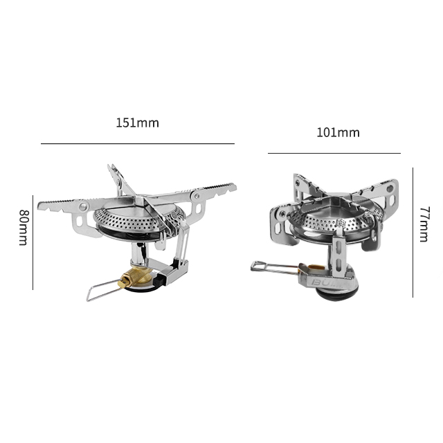 Outdoor Lightweight Mini Gas Stove for Hiking
